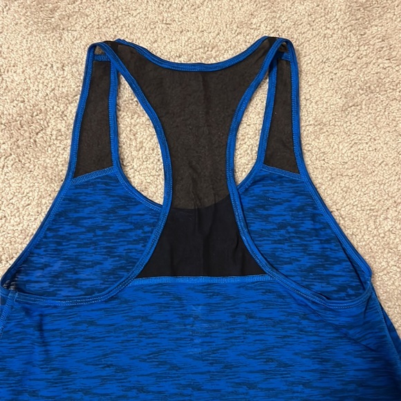Express Core Performance Blue w/ Mesh Tank Top - Size Small - Picture 3 of 5